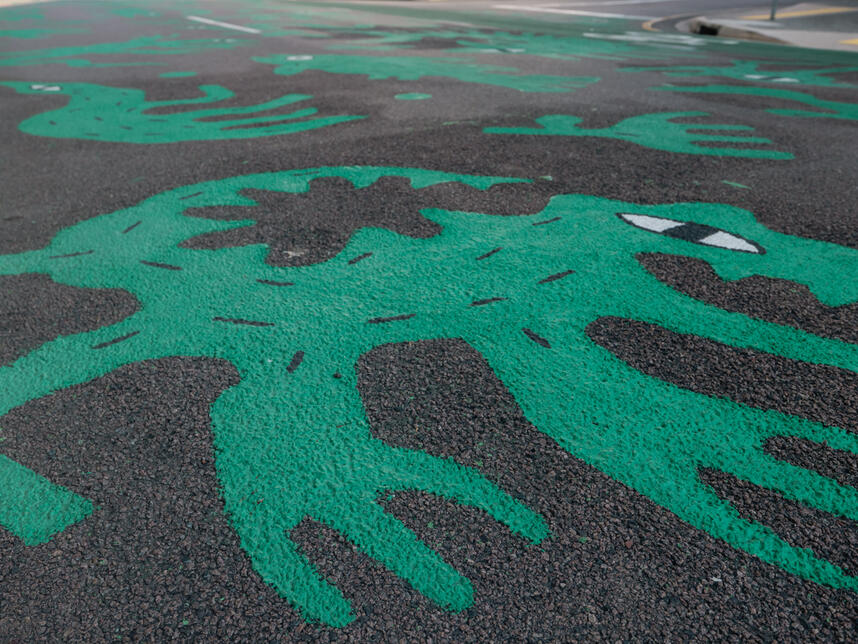 Humidity Rising is a playful and lyrical depiction of Larrakia country and of the earth that holds us. 