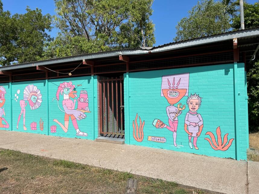 Mural by Tarzan JungleQueen