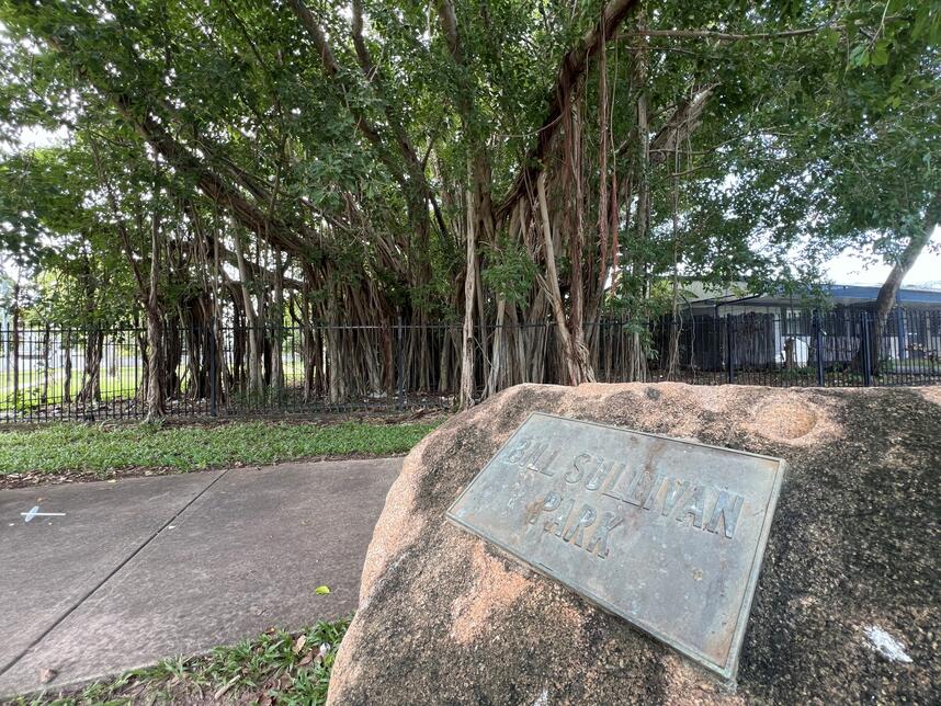 Bill Sullivan Park memorial tag
