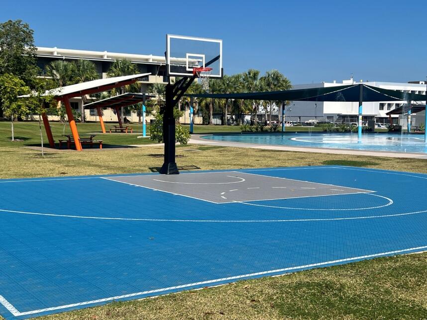 Casuarina Aquatic and Leisure Centre Basketball Half-court