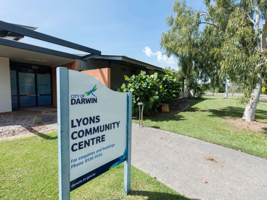 Lyons Community Centre Sign