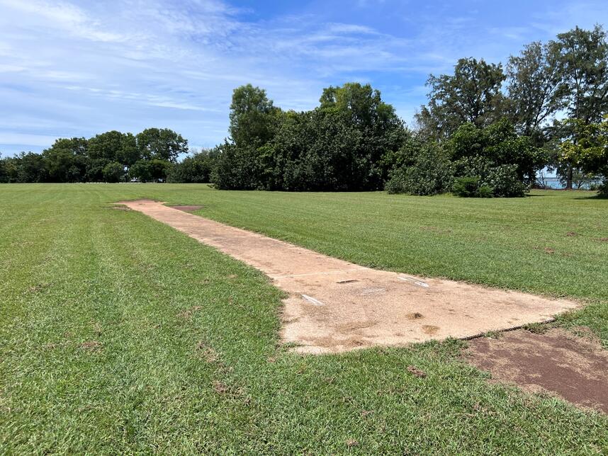 East Point Cricket wicket
