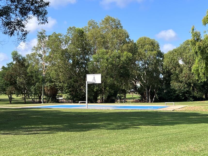 Garamanak Park Basketball Half-Court