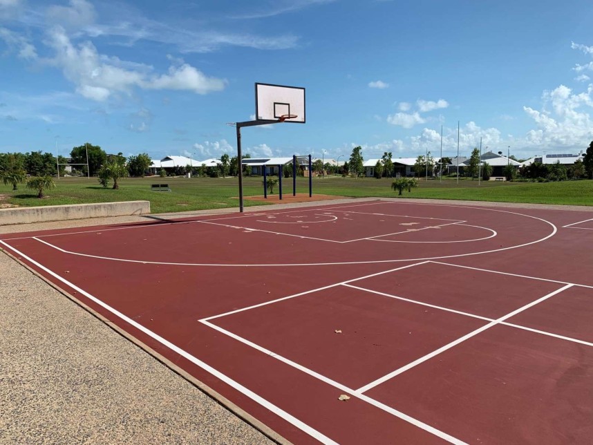 Ted Rowe Park - basketball, exercise equip, AFL, Rugby