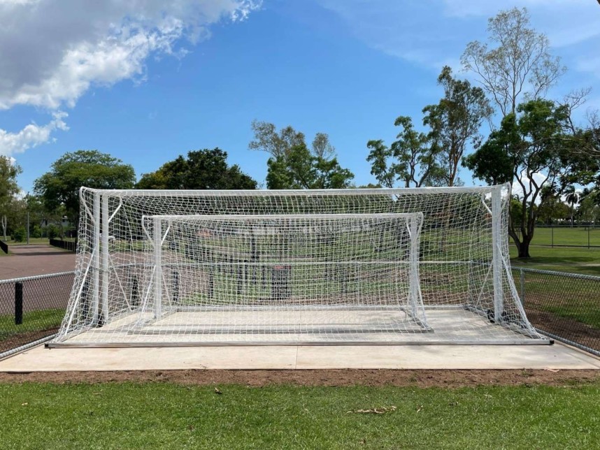 Wulagi Oval goal storage compound