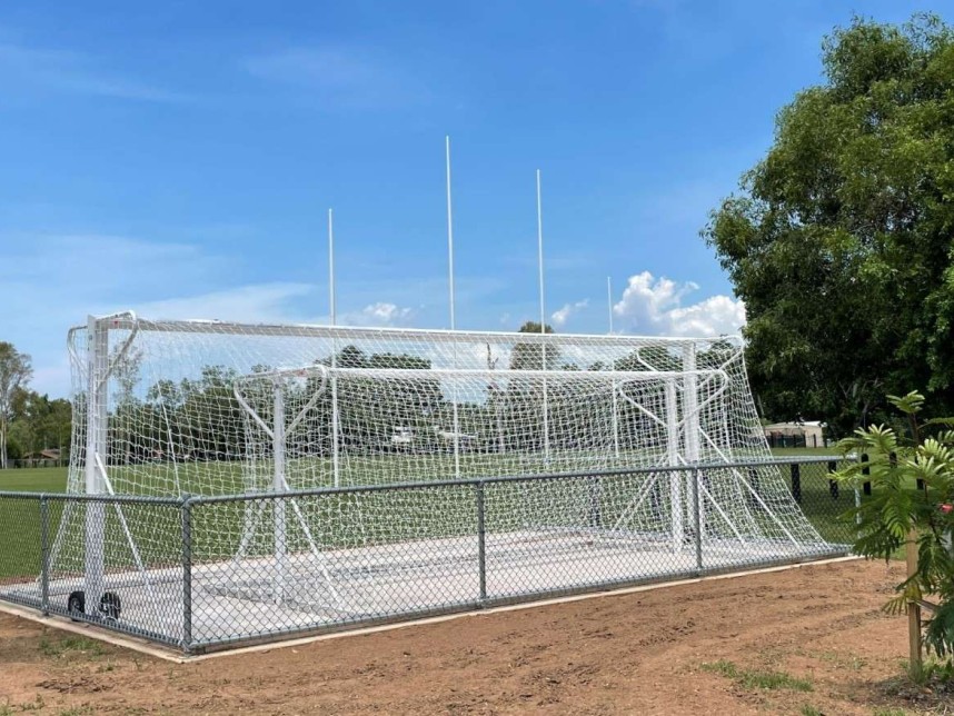 Wulagi Oval goal storage compound