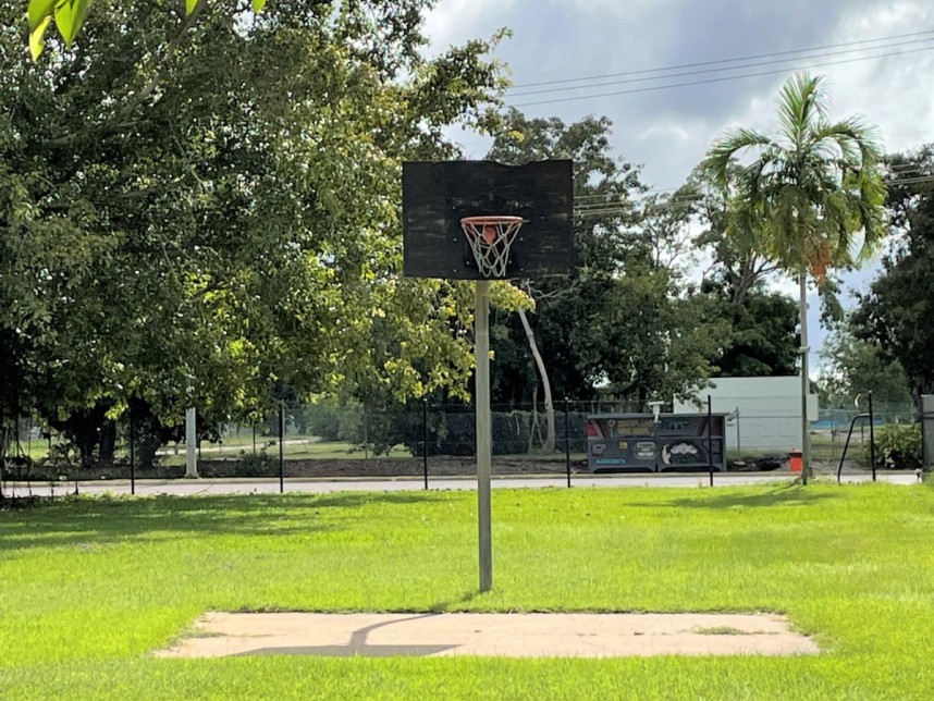 Mosec Park Basketball hoop