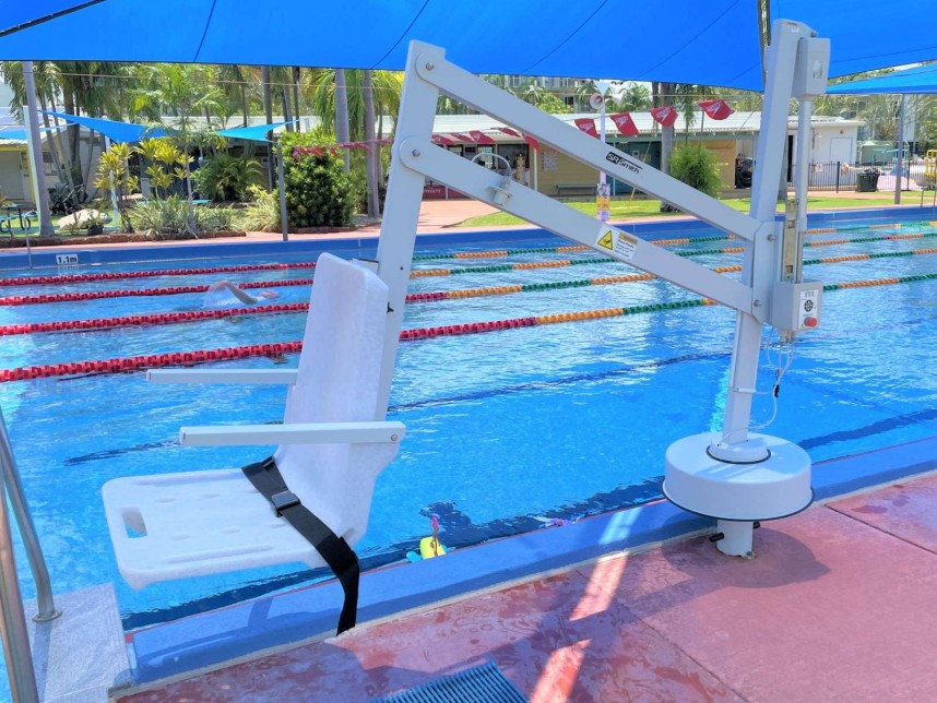 Nightcliff Pool aqua lift