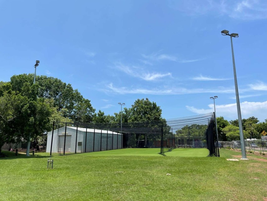 Nightcliff Oval cricket training nets