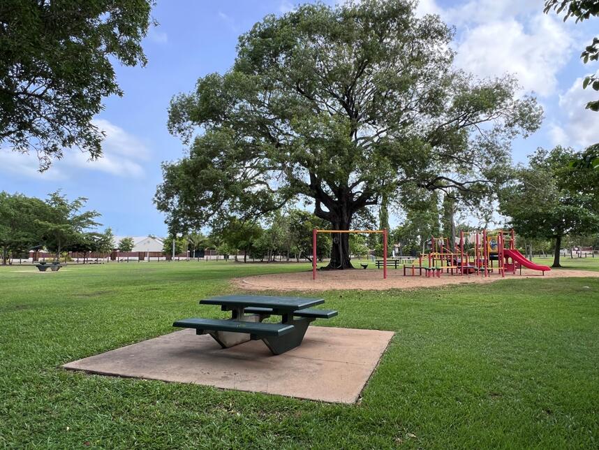 Old McMillans Park playground and picinc tables