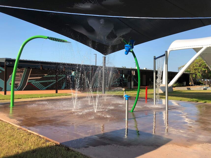 Parap Pool Splash playarea