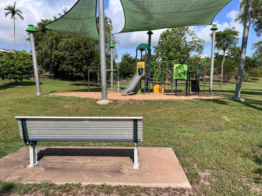 Parkside Park playground seat