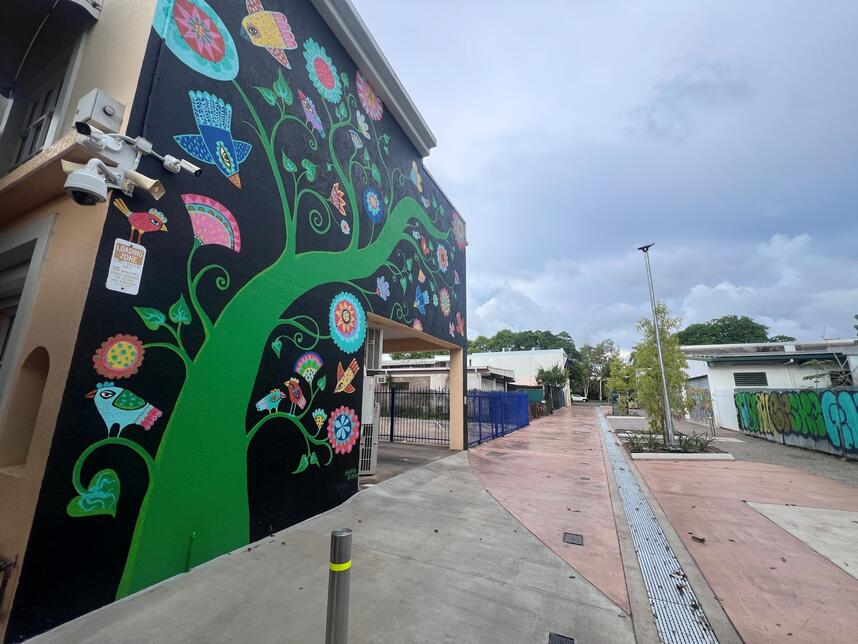 Pavonia Place wall art