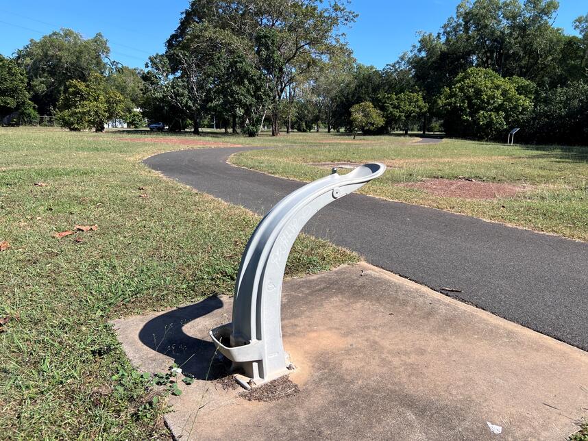 Rapid Creek water bubbler