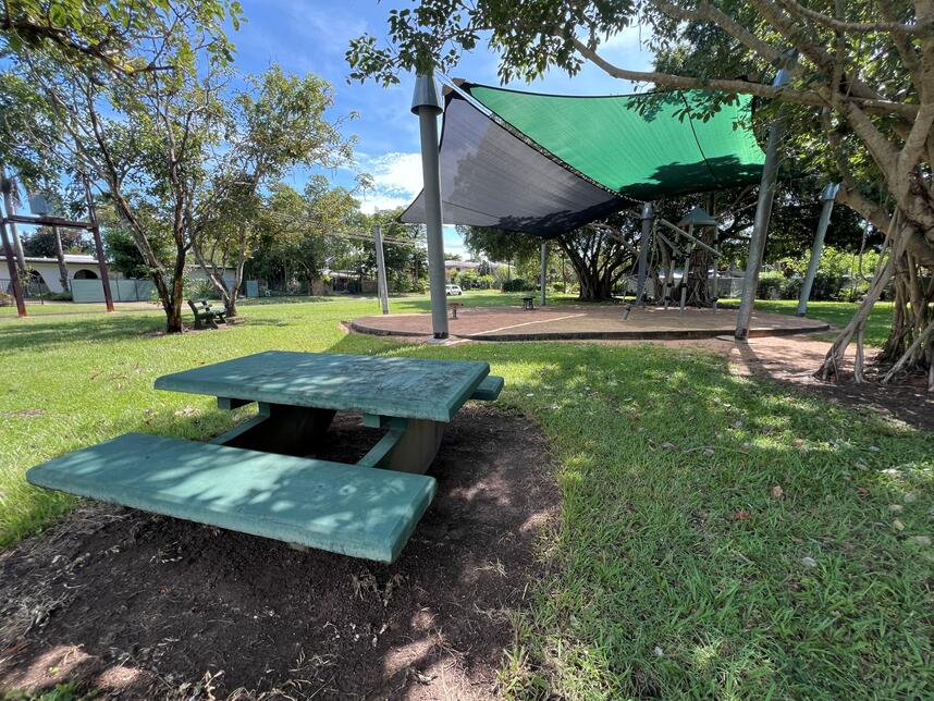 Tudawali Park picnic table
