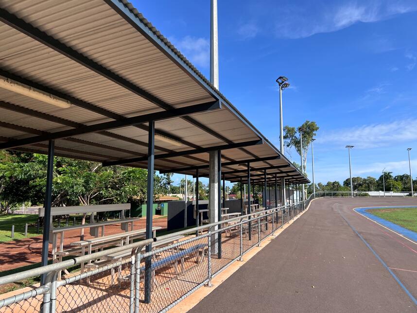 Velodrome spectator area