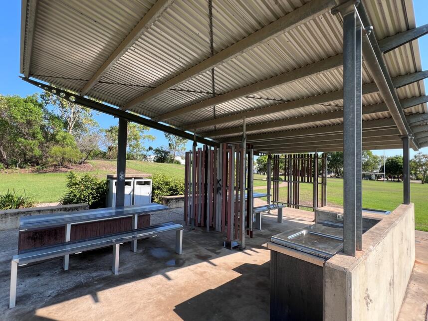 Ted Rowe Park BBQ area