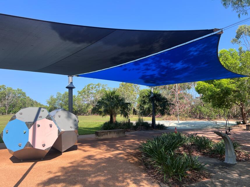 William Foster Park playground Bubbler