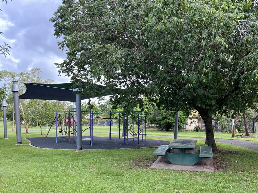 Wulagi Greenbelt playground and picnic table