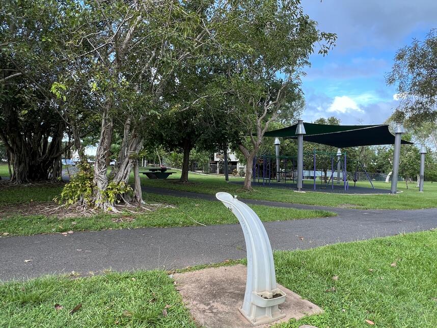 Wulagi Greenbelt playground water bubbler
