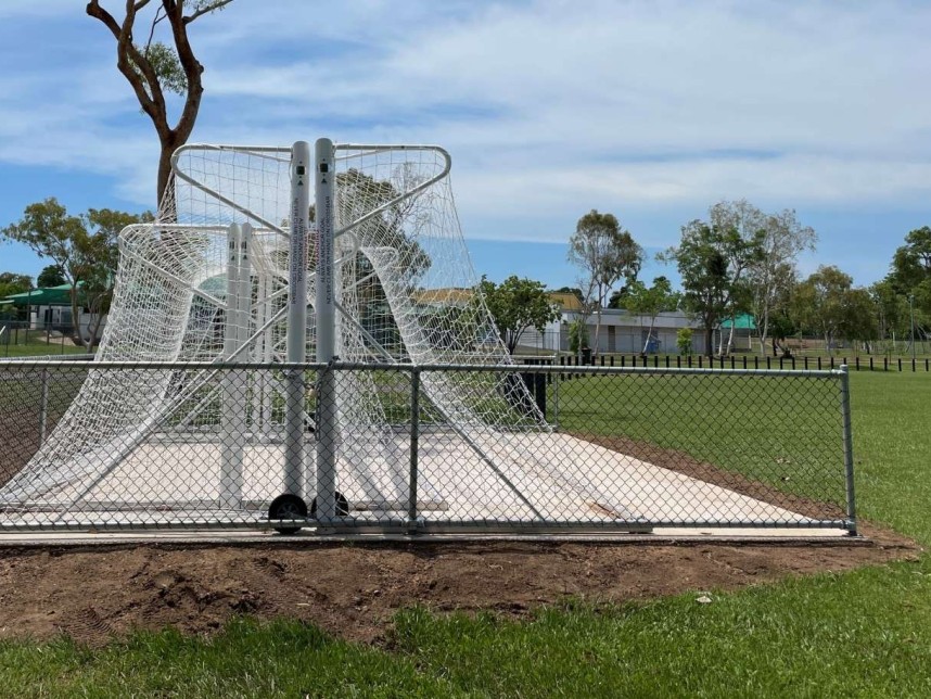 Wulagi Oval goal storage compound