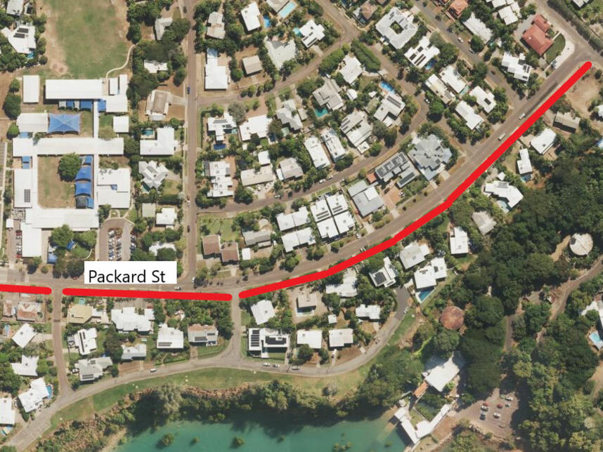 Area of works - Packard Street