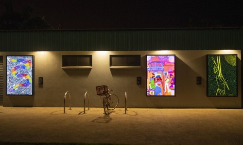 Nightcliff Pool Lightbox Exhibition