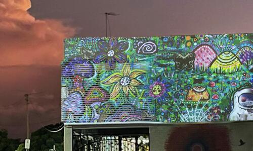 City of Darwin is pleased to be a sponsor of Double Exposure, a new outdoor projection exhibition taking place as part of the 2025 Darwin Street Art Festival on Saturday 14 June in Austin Lane.
