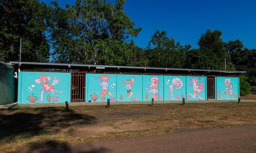 'Nice Boi' by Tarzan Jungle Queen with Darwin Street Art