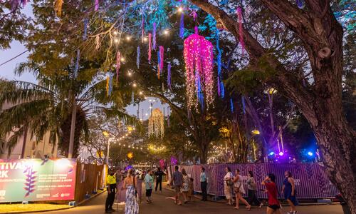 City of Darwin is offering free evening parking and extended opening hours at the West Lane Car Park during the 2026 Darwin Festival