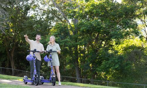 E-scooter riders can now enjoy the sights of Nightcliff and Parap with the expansion of micromobility offerings outside the city centre, offering more transportation options for people who live, work or visit Darwin.