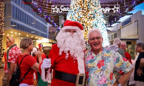 LM and Santa 