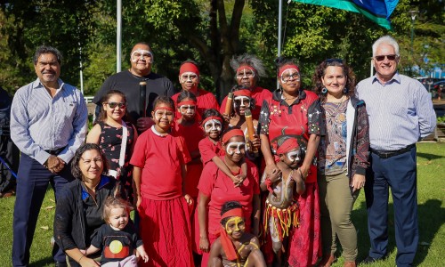 Larrakia Flag Raising