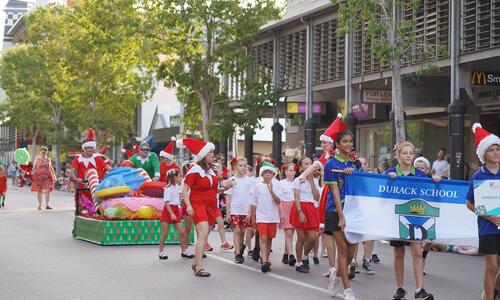 City of Darwin is thrilled to report that a record crowd attended this year’s ‘A Very Darwin Christmas Pageant’ on Saturday 16 November 2024, held in conjunction with Activate Darwin