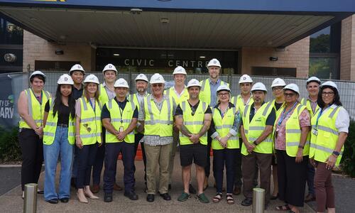 Site preparation is underway for Darwin’s new Civic Centre, with City of Darwin officially handing the site to DCOH for preliminary works ahead of construction. 