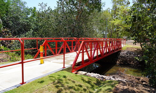 New Jingili Water Gardens Footbridge officially open 