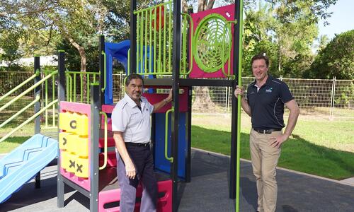 City of Darwin is officially opening three upgraded playgrounds as part of the annual Playground Revisitation program
