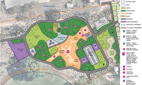 City of Darwin is pleased to release a concept design for a new Multigenerational Recreation Space in Waters Ward which has been developed with feedback received from the community
