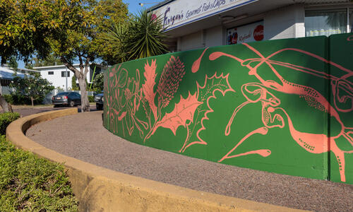 Nightcliff’s unique coastal environment has been brought to life in a new public artwork