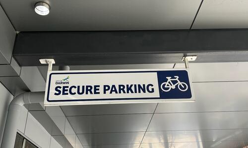 Secure bike pod