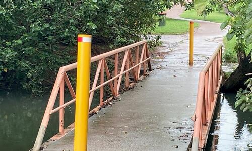 City of Darwin wishes to advise that the Jingili Water Gardens Footbridge needs to be replaced and will be closed from Monday 31 March 2025