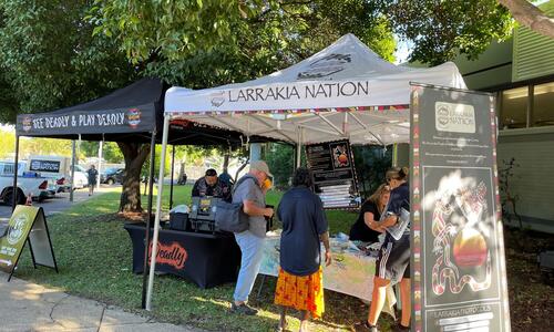 info stand Larrakia nation