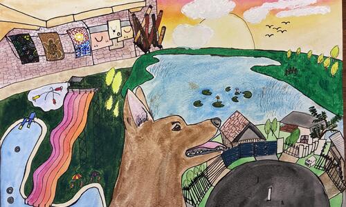 Young artists bring neighbourhoods to life through art competition 
