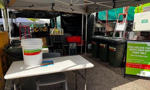 A collaborative food waste trial involving City of Darwin, Parap Market and EcoMob has diverted more than 2.7 tonnes of food waste from landfill
