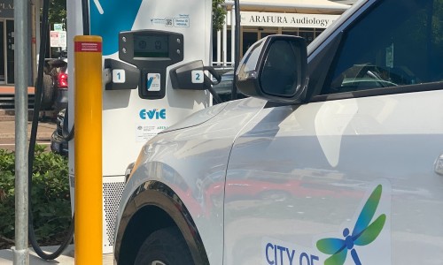 New electric vehicles and charging stations 