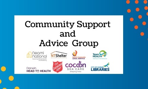 list of logos supporting community support and advice group