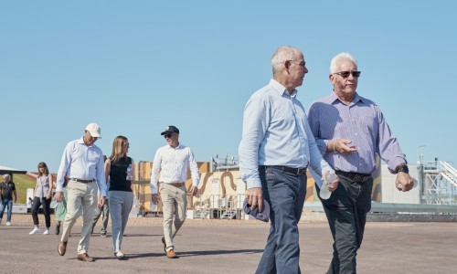 Media event Shoal Bay Leachate treatment plant