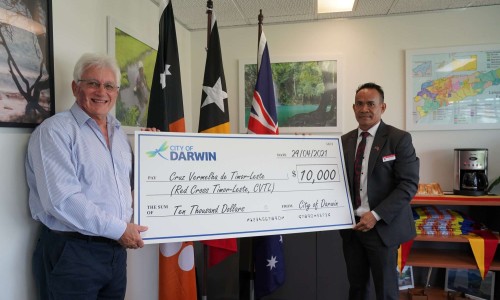 Lord Mayor of Darwin with Dili Representative