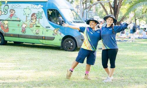 City of Darwin is calling on parents, carers and friends of the Fun Bus mobile playgroup program to provide their feedback on the service