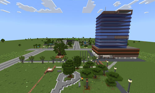 City of Darwin has created a custom Darwin world within Minecraft Education